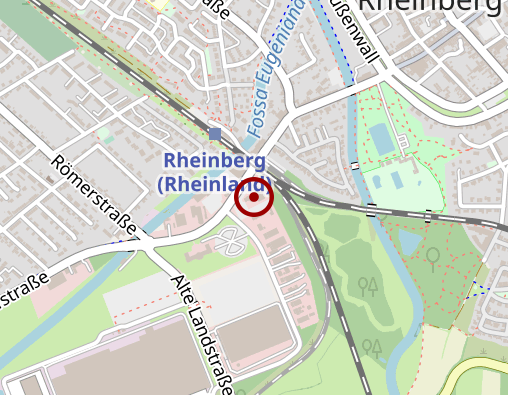 Karte: AOK Rheinland/Hamburg Regionaldirektion Kreis Kleve - Kreis Wesel