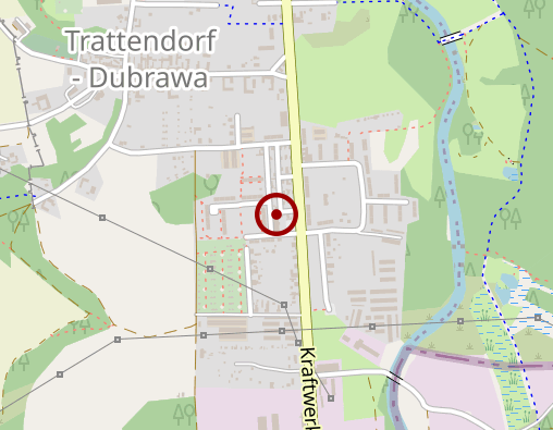 Karte: Jugendclub "EREBOS" e.V.Spremberg