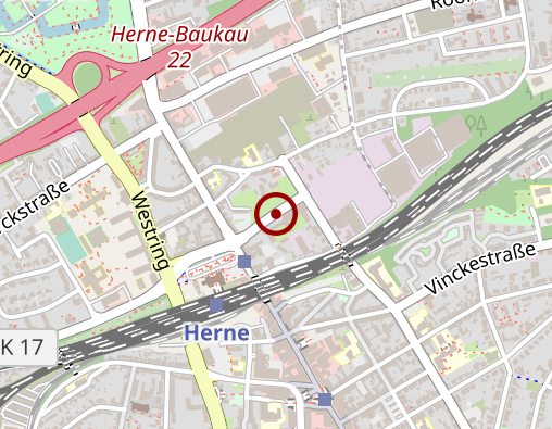 Karte: Tagespflege Herne W+H GmbH