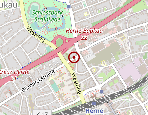 Karte: Johanniter-Unfall-Hilfe e.V. RV Ruhr-Lippe Hilfsorganisation