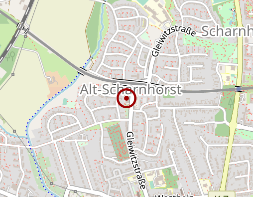 Karte: Inter City Key Express e.K. Schlüsseldienst DO-Scharnhorst