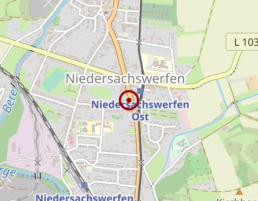 Karte: Kramer-Tischlerei Fenster, Türen, Treppen, Innenausbau, Bestattungen