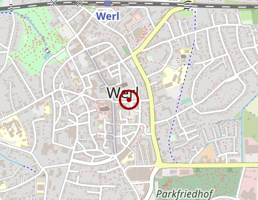 Karte: Betreutes Wohnen Rosengarten e.V.