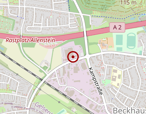 Karte: Gelsenkirchener Werkstätten gGmbH