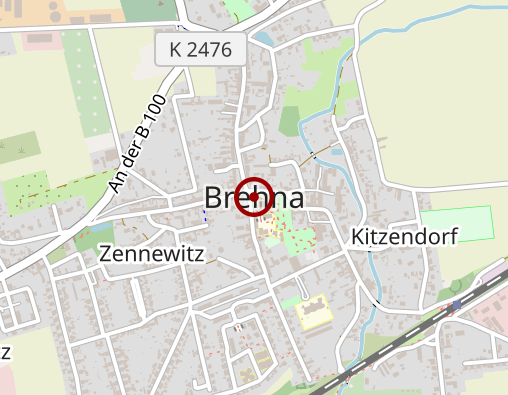 Karte: Humanas Pflege GmbH & Co. KG Wohnpark Brehna