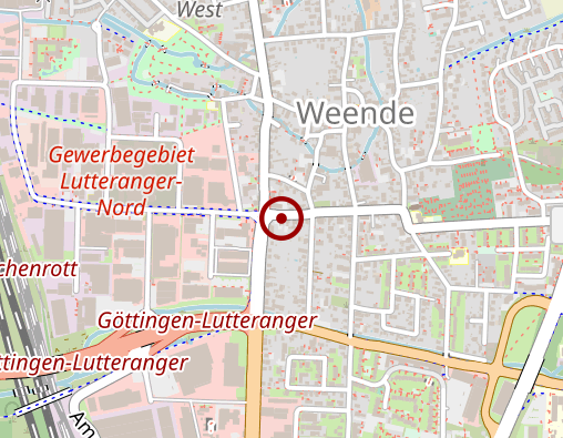 Karte: AWO Göttingen gGmbH, Therapeutische Wohngemeinschaften