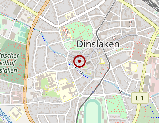 Karte: AOK Rheinland/Hamburg Regionaldirektion Kreis Kleve - Kreis Wesel