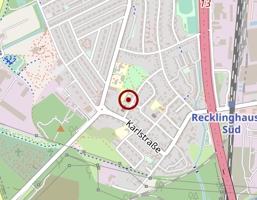 Karte: Caritashaus St. Michael