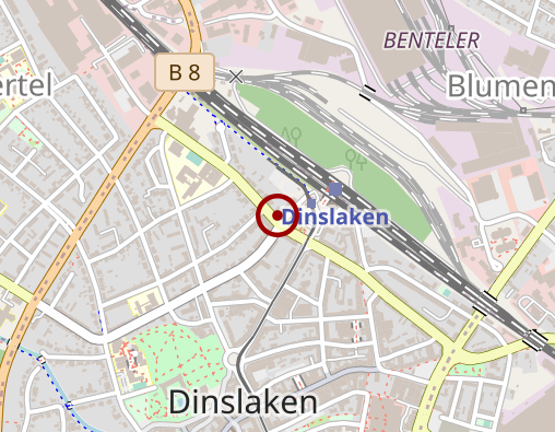 Karte: Caritas-Sozialstation Dinslaken