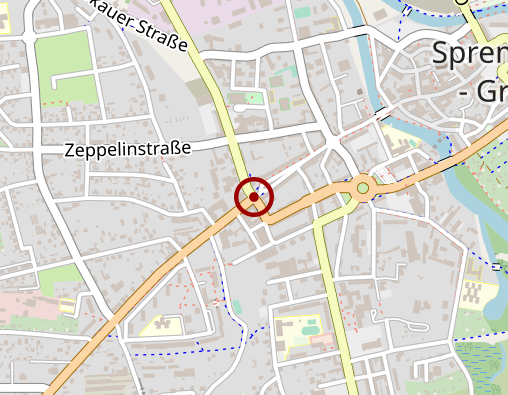 Karte: BWS Spremberg GmbH Tagespflege