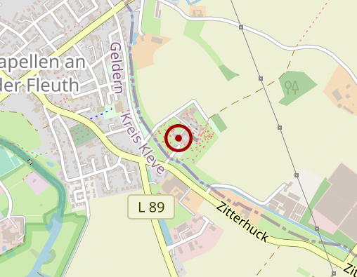 Karte: Caritas Wohn- und Werkstätten Niederrhein St.-Bernardin Wohnanlage für Menschen mit Behinderungen