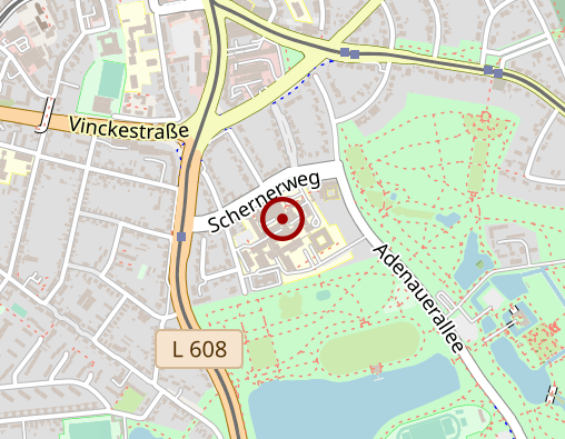 Karte: Bergmannsheil und Kinderklinik Buer GmbH