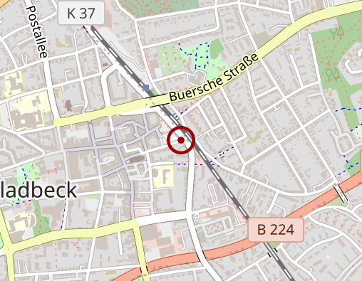 Karte: Krankengymnastik Weiß