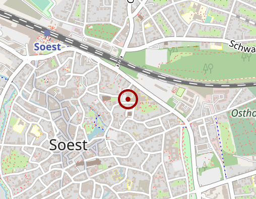 Karte: LWL-Klinik Lippstadt/Tagesklinik Psychiatrie Soest