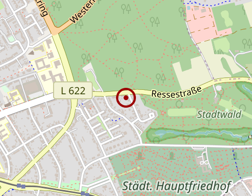 Karte: Psychotherapeutische Praxis Am Stadtwald Ewa Kulisch Psychotherapie