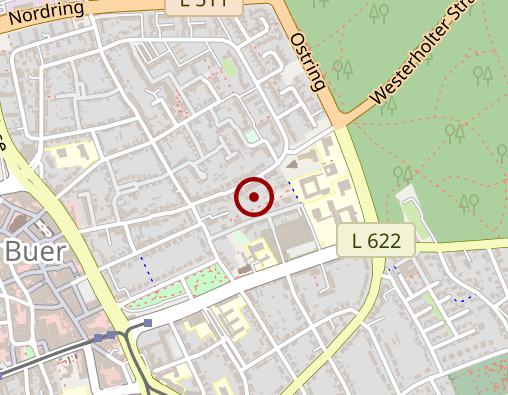 Karte: Psychotherapeutische Praxis Am Goldberg, Thamer, Dittberner, di Bari, Fußwinkel, Kipker