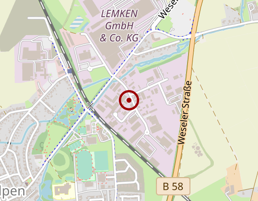 Karte: Jürgensmeyer & Hüsch GmbH Taxiunternehmen