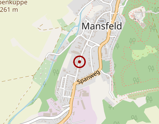 Karte: Johanniter-Pflegedienst Mansfeld