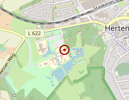 Karte: LWL-Klinik Herten Psychiatrie-Psychotherapie-Psychosomatik