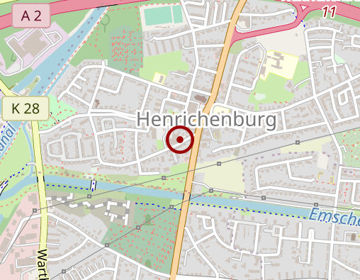 Karte: Scholz C. Dr.med. Sportmediziner, Auffenberg Dr.med. Chirotherapeut