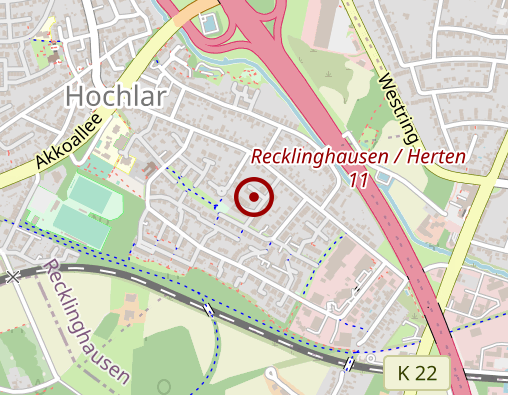 Karte: Körwers Taxiunternehmen