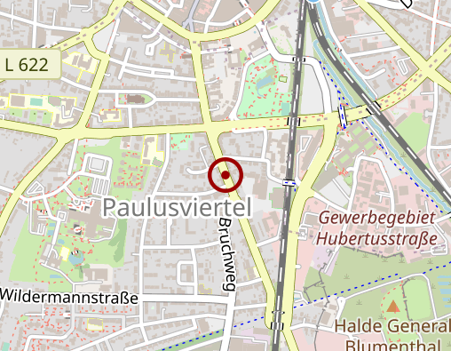 Karte: LWL Klinik Marl-Sinsen Tagesklinik Recklinghausen