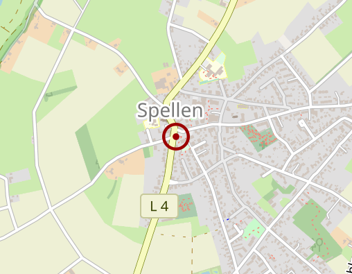 Karte: LVR-HPH-Netz Niederrhein Behindertenförderung