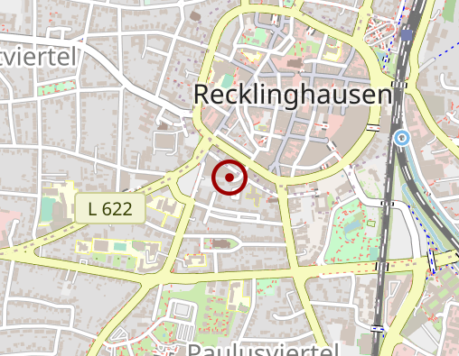 Karte: Psychotherapeutische Praxen im Königcenter Behrendt K. Dr. u. Blank M. Dr. u. Priebe S. Dipl.-Psych.