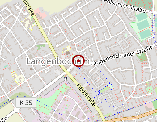 Karte: Kirsten Foria med. Fußpflege