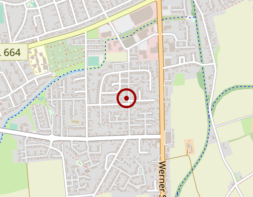 Karte: Hünerbein Karl Tischlerei/Bestattungen