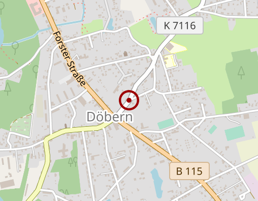 Karte: Bestattungshaus Forst D. Menzel GmbH