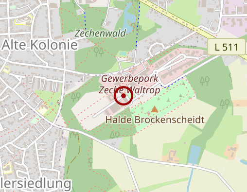 Karte: Lebenshilfe Dienstleistungen Ostvest gGmbH