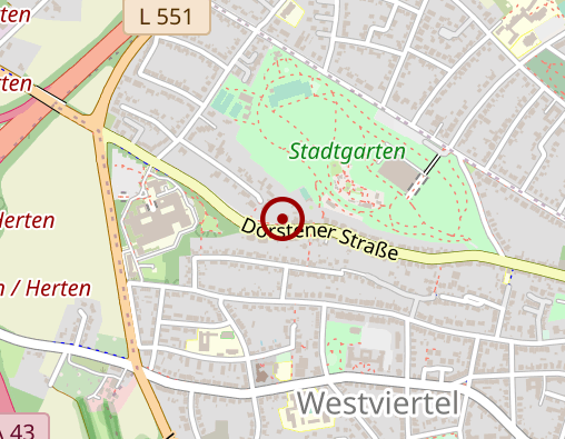 Karte: Tagespflege Rosengarten