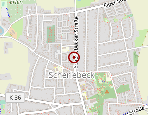 Karte: Abschiedsräume Beerdigung KONERT