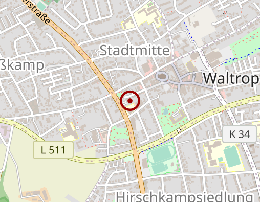 Karte: Caritas Centrum Waltrop-Ambulante Pflege