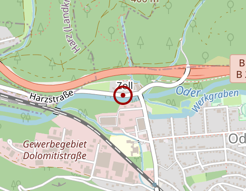 Karte: Arbeiter-Samariter-Bund KV Northeim/Osterode Tagespflege Zoll-Barbis