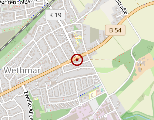 Karte: Häuslicher Pflegedienst Honermann