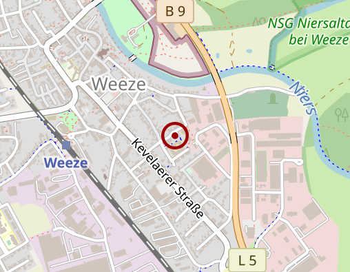 Karte: Caritas - Pflege und Hilfe zu Hause