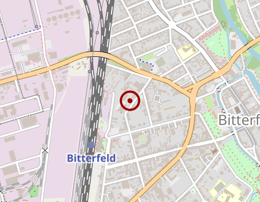 Karte: DRK-Pflege Bitterfeld-Zerbst/Anhalt gGmbH, Ambulanter Pflegedienst