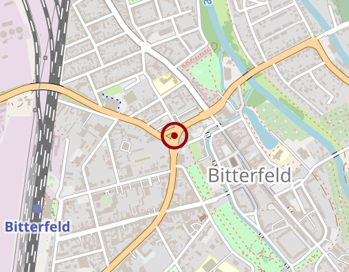 Karte: Pro Civitate gGmbH Seniorenzentrum Bitterfeld