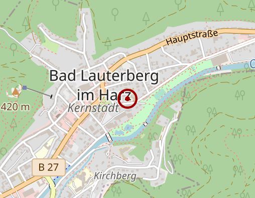Karte: Kursana Domizil Bad Lauterberg Haus Lukas