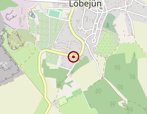 Karte: Betreuungszentrum "Am Merbitzer Berg" Bereich Tagespflege