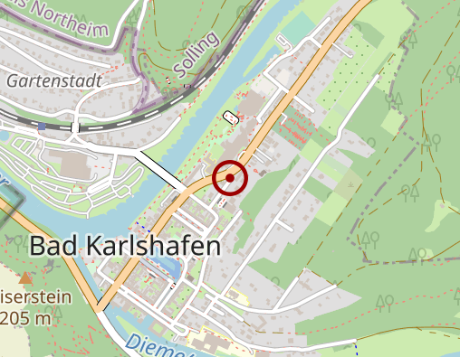 Karte: Dr. Ebel Fachkliniken GmbH & Co. Rehabilitationsklinik Carolinum KG Seniorenwohnsitz