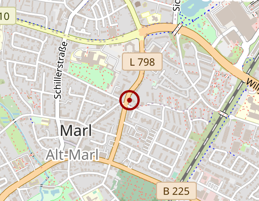 Karte: AWO Ambulant Betreutes Wohnen für Menschen mit psychischen u. Suchterkrankungen