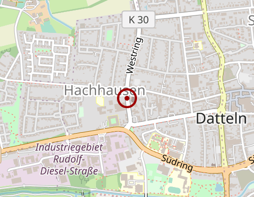 Karte: Caritas-Centrum Datteln Partnergruppe