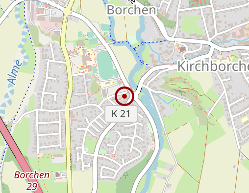 Karte: Caritas Sozialstation Borchen St. Franziskus