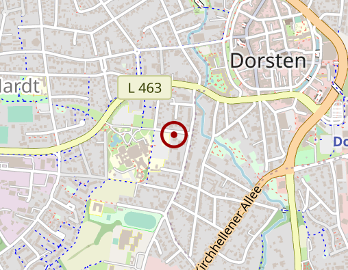 Karte: Gesundheitsamt / Kreis RE / Nebenstelle Dorsten