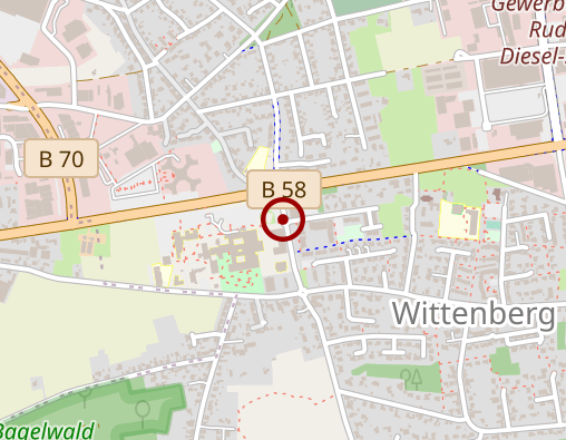 Karte: Hospiz-Initaitive zur Begleitung