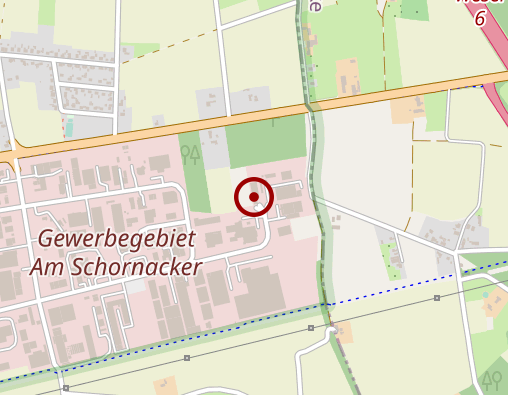 Karte: Lebenshilfe Werkstätten Unterer Niederrhein GmbH