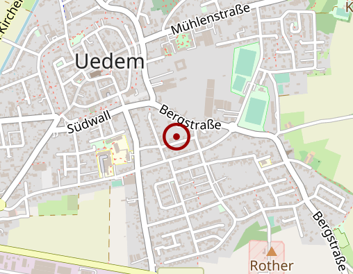 Karte: Lebenshilfe gGmbH - Leben u. Wohnen Wohnfamilie Uedem Wohnfamilie